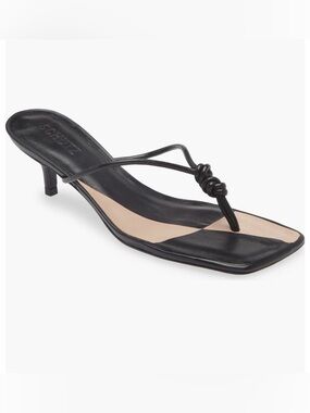 Schutz Poppy Stiletto Flip Flop Heels